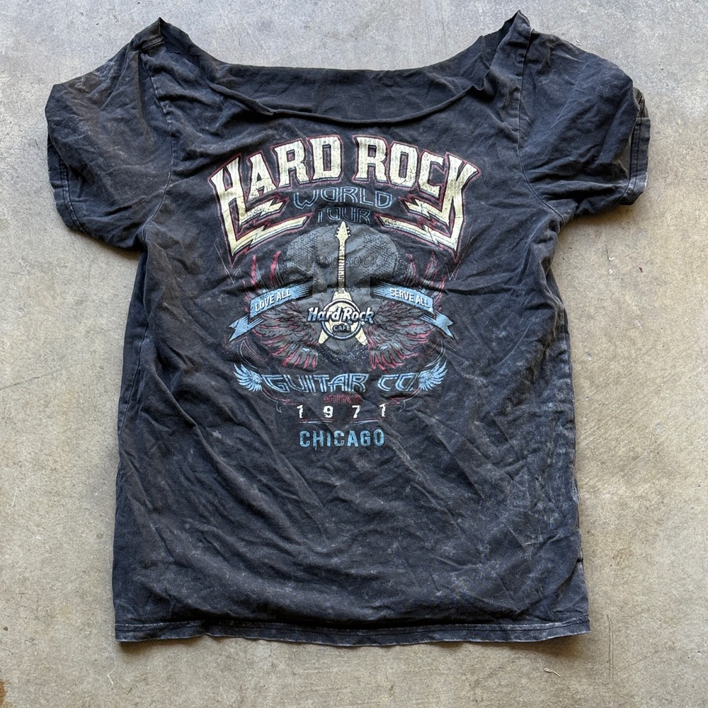 Hard Rock Cafe Vintage Black Tour Tee